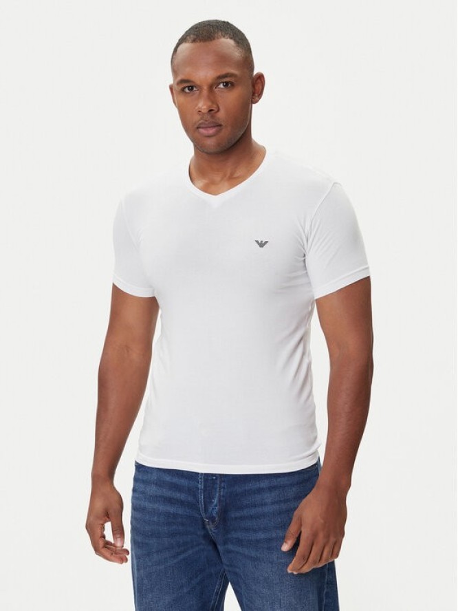 Emporio Armani Underwear T-Shirt EM000380 AF14133 U0002 Biały Fitted Fit