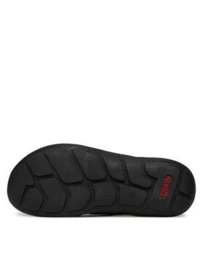 Rieker Sandały 22021-14 Czarny