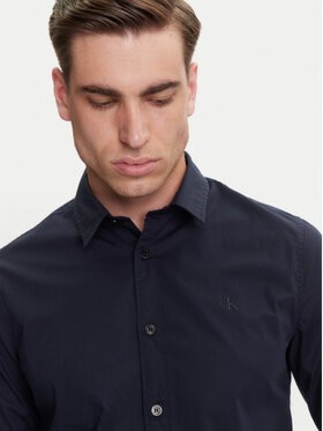 Calvin Klein Jeans Koszula J30J324614 Granatowy Slim Fit