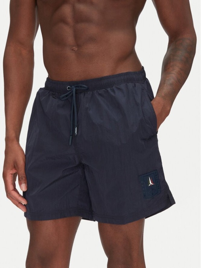 Aeronautica Militare Szorty kąpielowe 251BW224CT3538 Granatowy Regular Fit