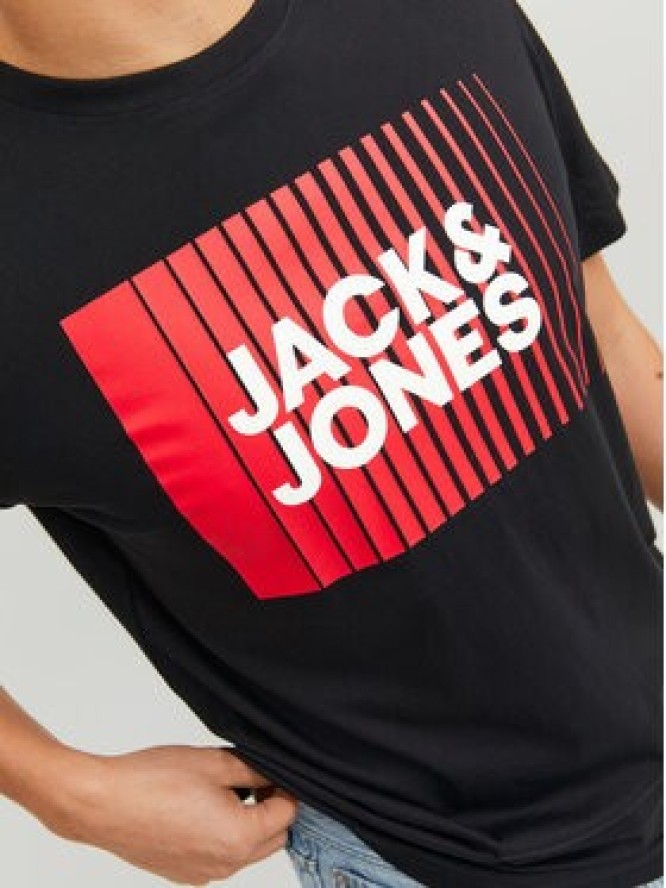 Jack & Jones T-Shirt Corp 12233999 Czarny Standard Fit