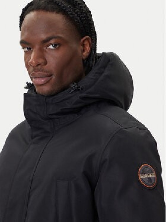 Napapijri Kurtka zimowa A-Cornier NP0A892J Czarny Regular Fit