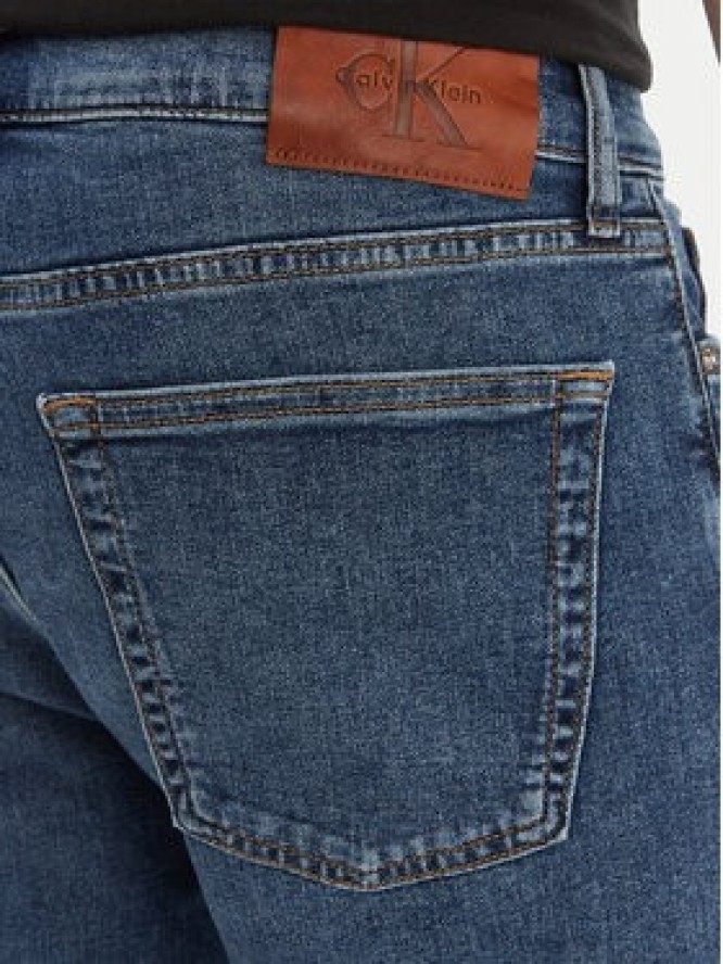 Calvin Klein Jeans Szorty jeansowe LV04RF922G Niebieski Regular Fit