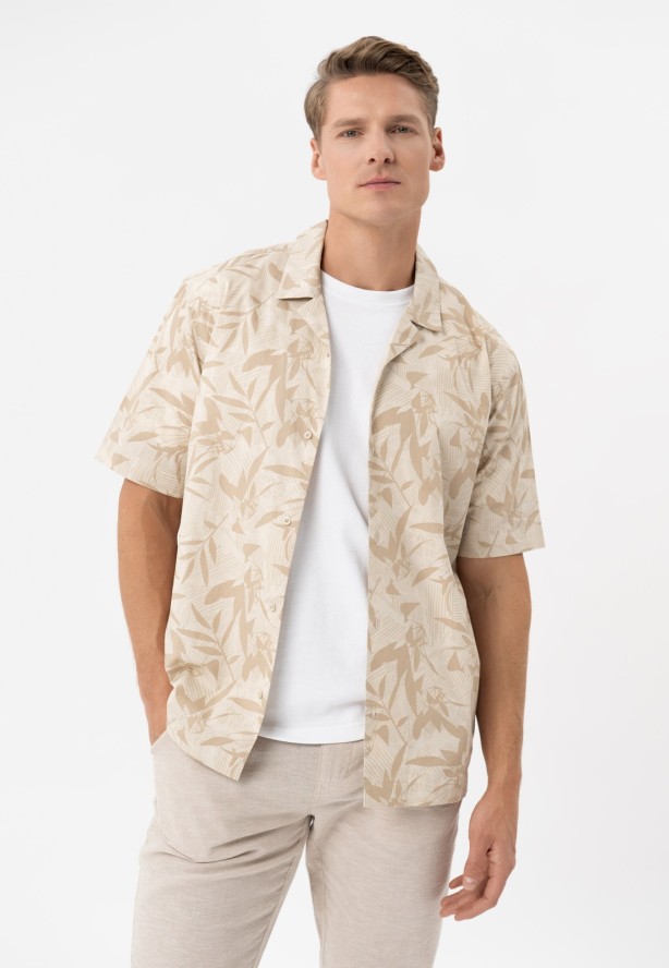 Koszula z nadrukiem, Comfort Fit, C-STIM