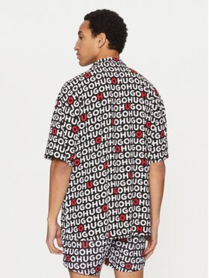 HUGO Koszula Beach 50540065 Czarny Regular Fit