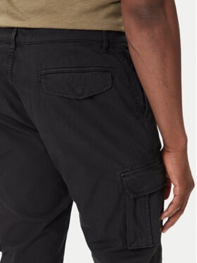 Aeronautica Militare Spodnie materiałowe 252PA1329UCT0244 Czarny Regular Fit