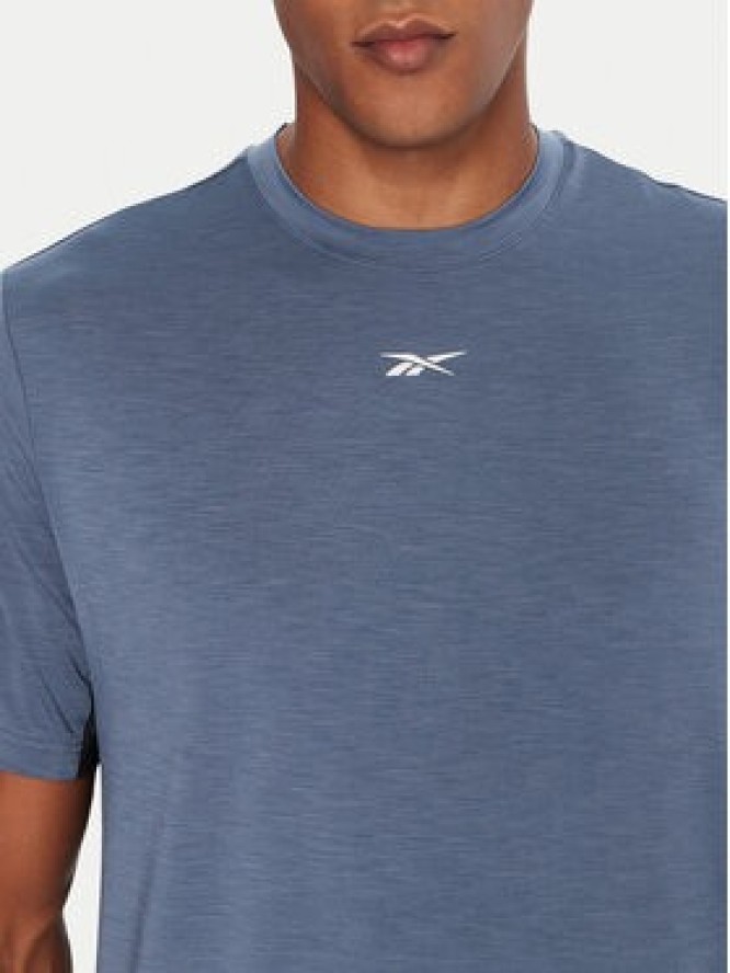 Reebok Koszulka techniczna Running SS RK25180CCM Niebieski Regular Fit