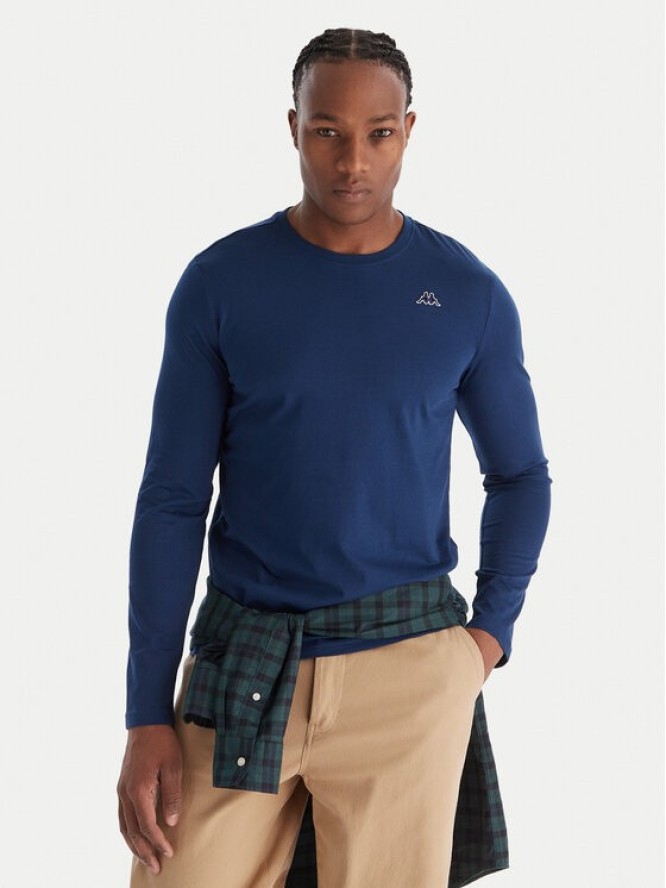Robe di Kappa Longsleeve 631189W Niebieski Slim Fit