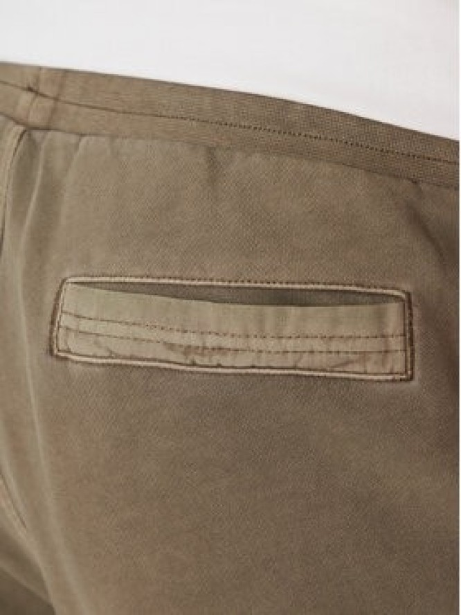 Aeronautica Militare Szorty sportowe 251BF016F583 Khaki Regular Fit