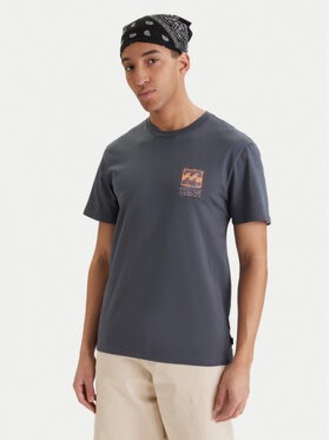 Billabong T-Shirt Stamp EBYZT00293 Granatowy Regular Fit