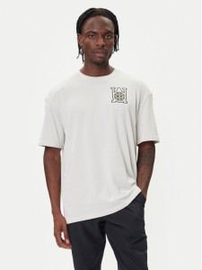 Under Armour T-Shirt Hoops Courtside 6003686 Biały Oversize