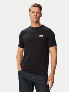 KARL LAGERFELD T-Shirt 755781 563235 Granatowy Regular Fit