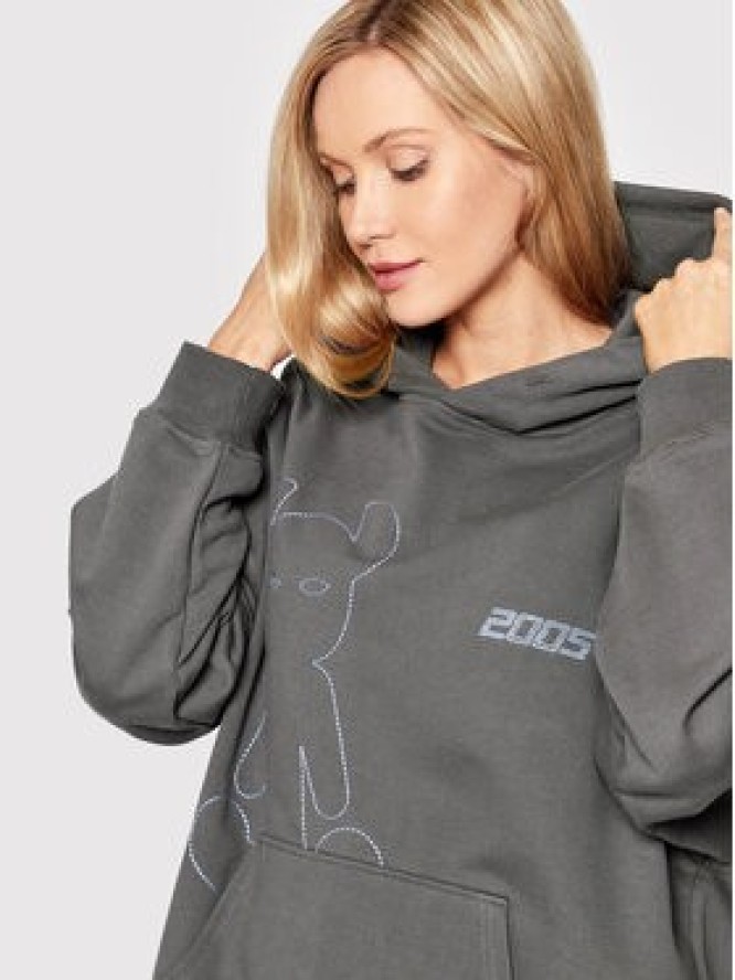 2005 Bluza Unisex Horned Szary Regular Fit