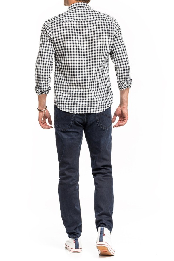 LEE AUSTIN MĘSKIE SPODNIE JEANSOWE JEANSY DARK PORTER L733QCKN 112119966