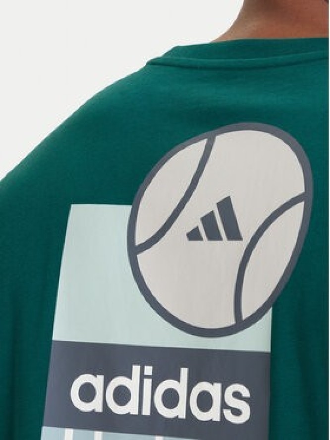 adidas T-Shirt Memories Of Sport Poster Graphic KB2507 Zielony Regular Fit
