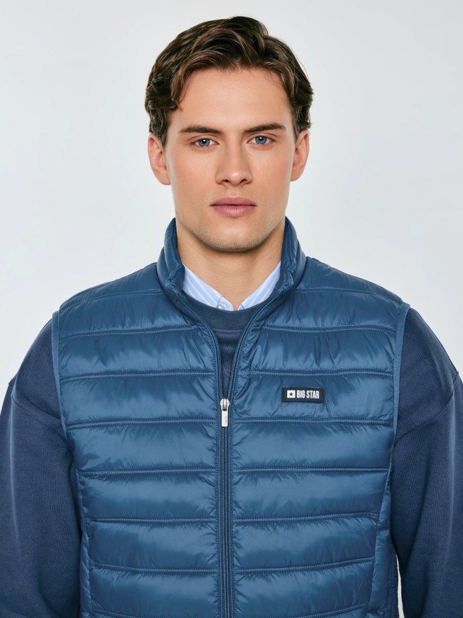 Kamizelka męska pikowana niebieska Jaxoon 402