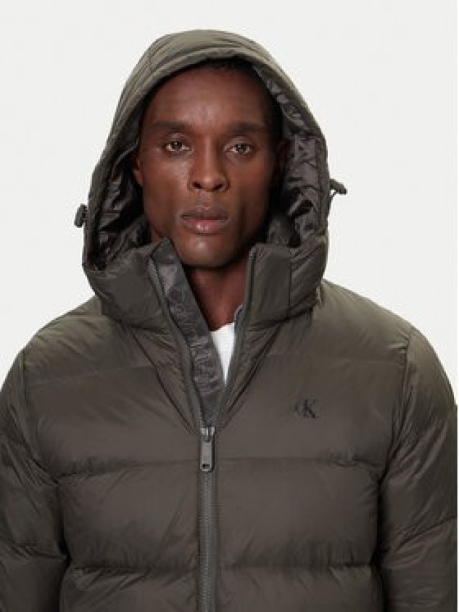 Calvin Klein Jeans Kurtka puchowa LV04RC518G Khaki Regular Fit