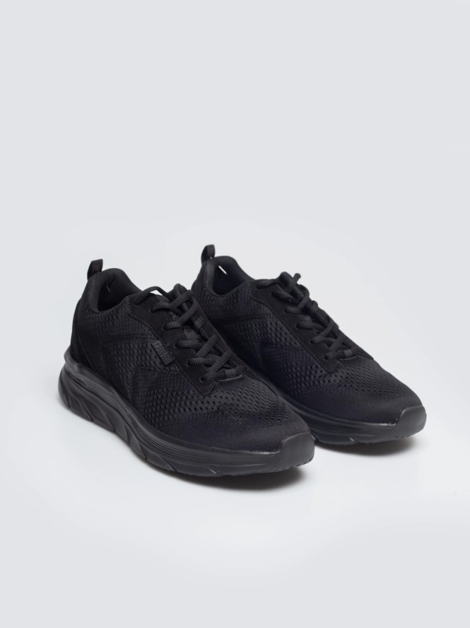 sneakersy męskie czarne tt174008 906