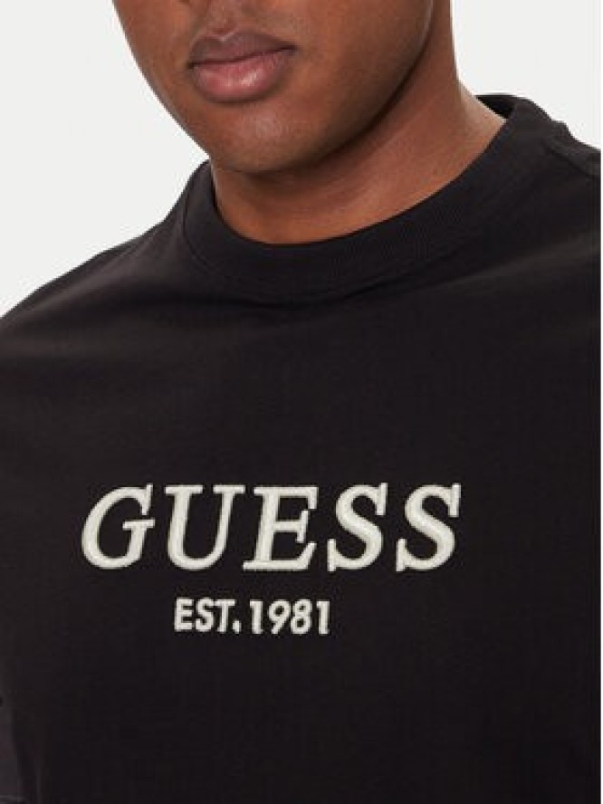 Guess T-Shirt M5BI09 K8FQ4 Czarny Regular Fit