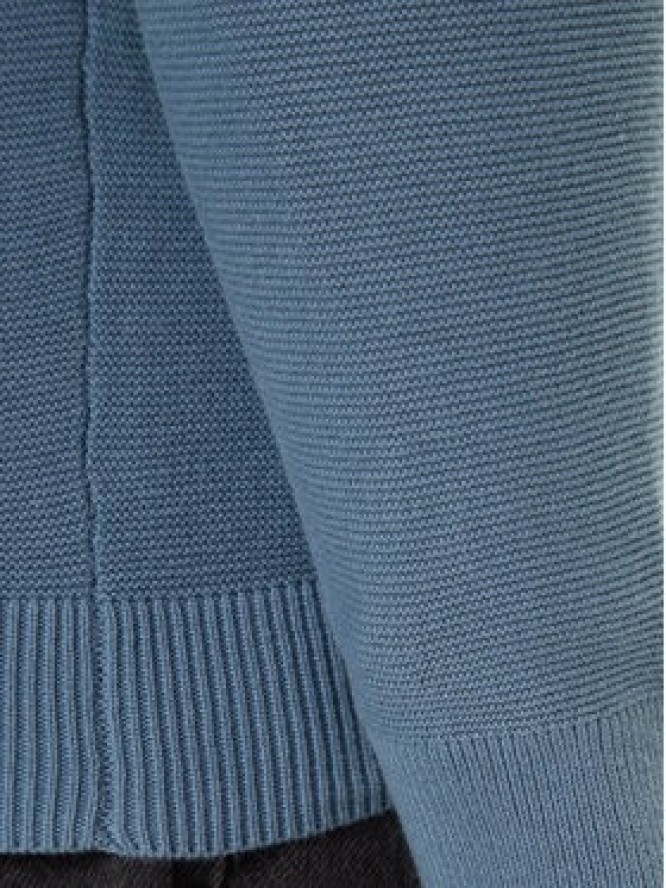 Mustang Sweter Elliot 1016844 Niebieski Regular Fit