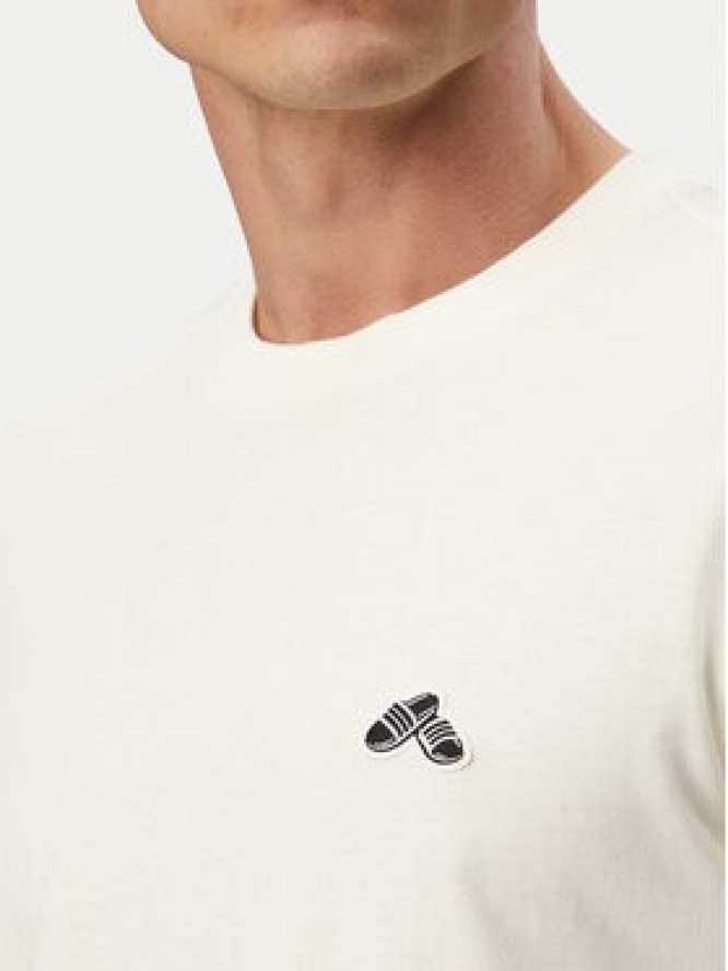 adidas T-Shirt Summer Slides Sport Graphic JZ5000 Biały Regular Fit