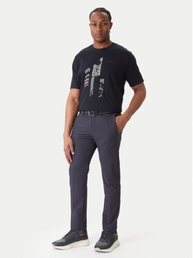 BOSS T-Shirt GRX Zone 50552184 Granatowy Relaxed Fit