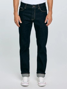 Jeansy męskie z prostą nogawką granatowe Colt 640