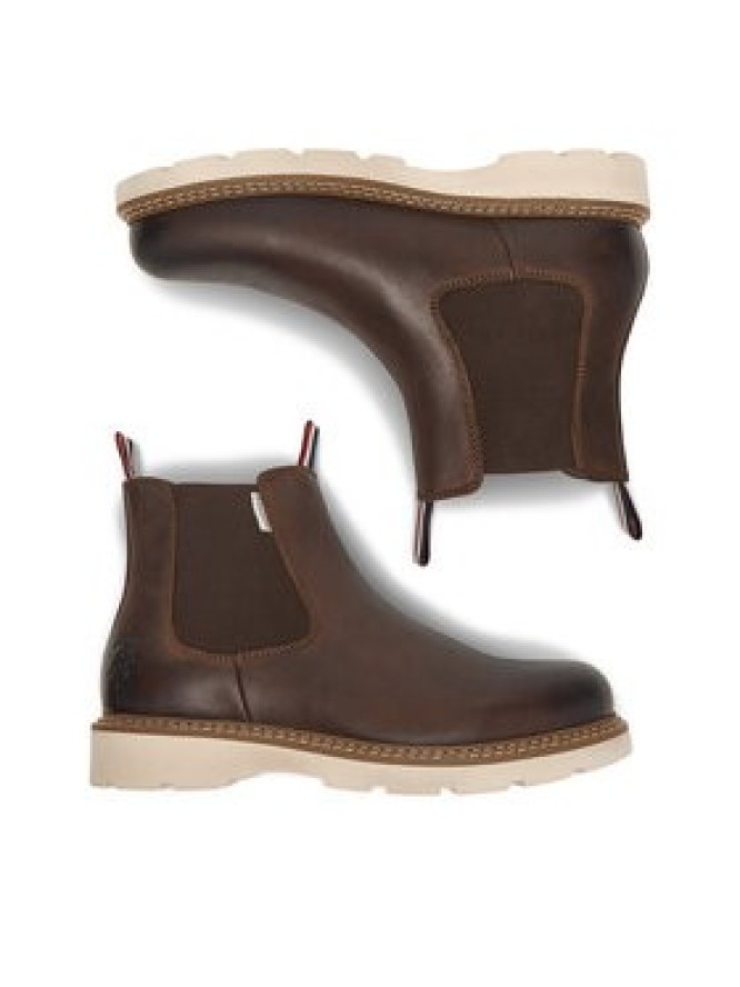 U.S. Polo Assn. Sztyblety EO-PATRIZ002M/ELE1 Brązowy