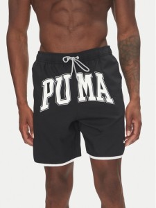 Puma Szorty kąpielowe 938845 Czarny Regular Fit