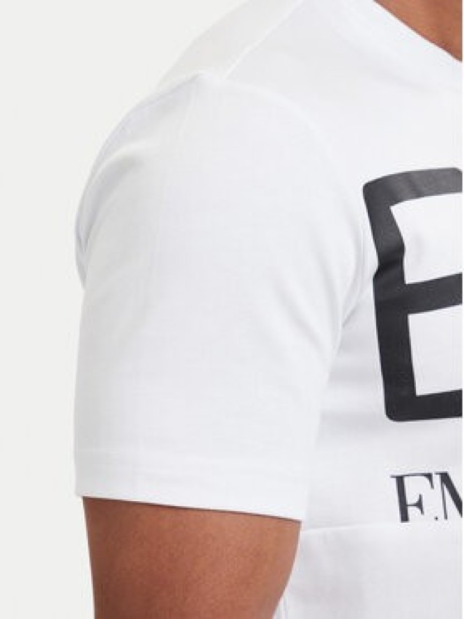 EA7 Emporio Armani T-Shirt 7M002200 AF27188 U0002 Biały Regular Fit
