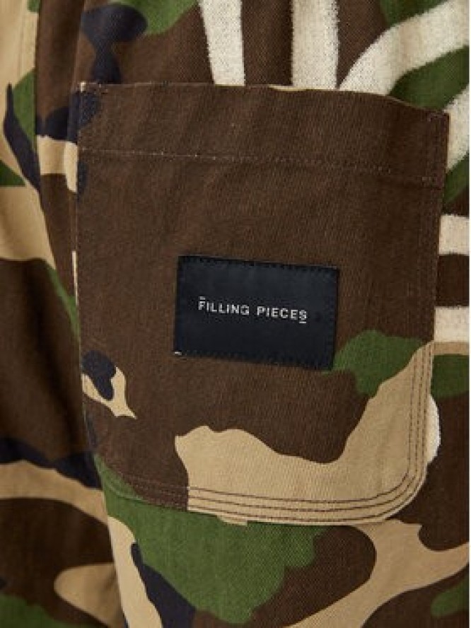 Filling Pieces Szorty sportowe 8829906 Zielony Regular Fit