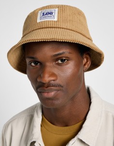 LEE MĘSKA CZAPKA SZTRUKSOWA LEE CORD WW BUCKET HAT GLAZED GINGER 112358292
