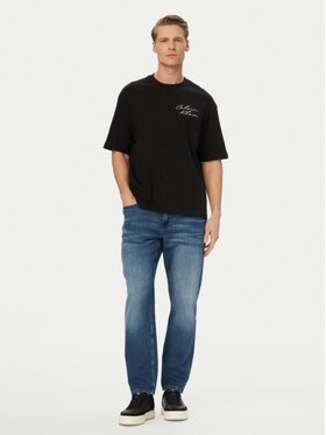 Calvin Klein Jeans T-Shirt LV04RE828G Czarny Regular Fit