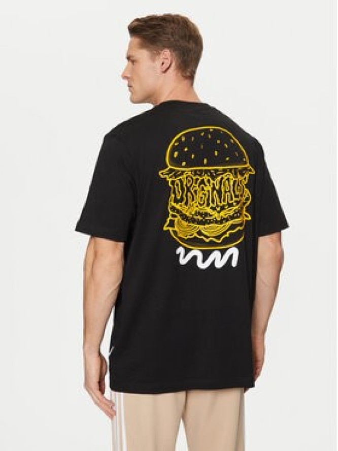 adidas T-Shirt Street B JP2672 Czarny Loose Fit