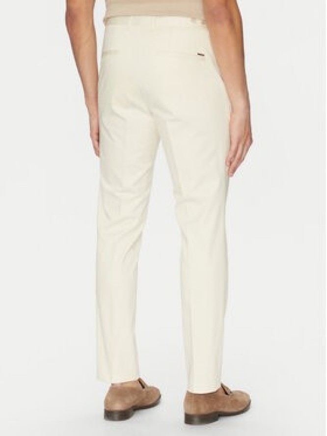 BOSS Spodnie garniturowe C-Genius 50539970 Écru Slim Fit