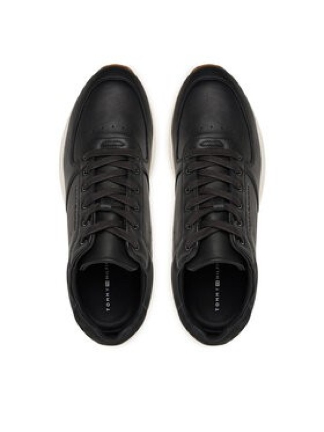 Tommy Hilfiger Sneakersy Premium Leather Hybrid FM0FM05700 Czarny