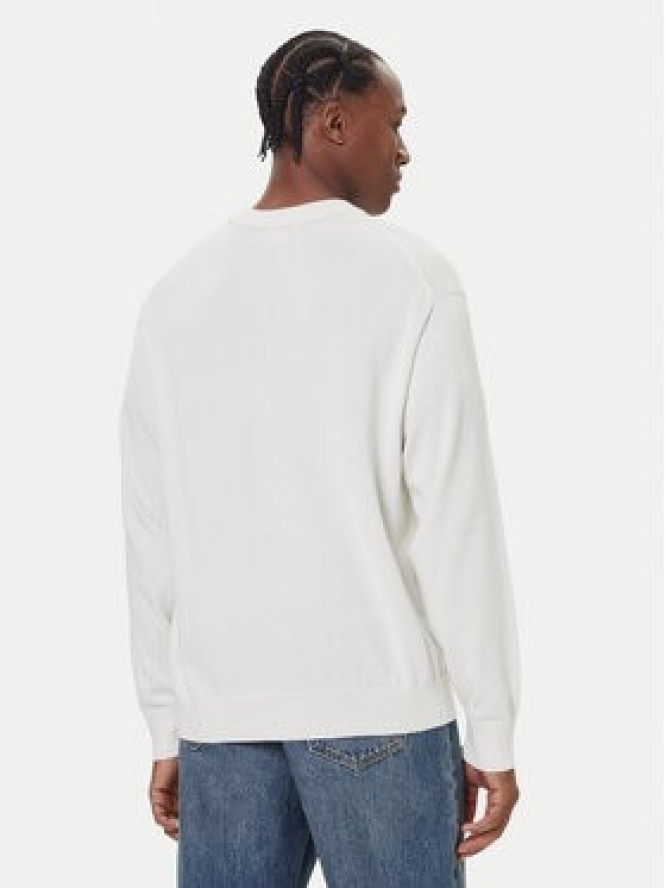 Calvin Klein Jeans Sweter LV04RC309G Écru Regular Fit