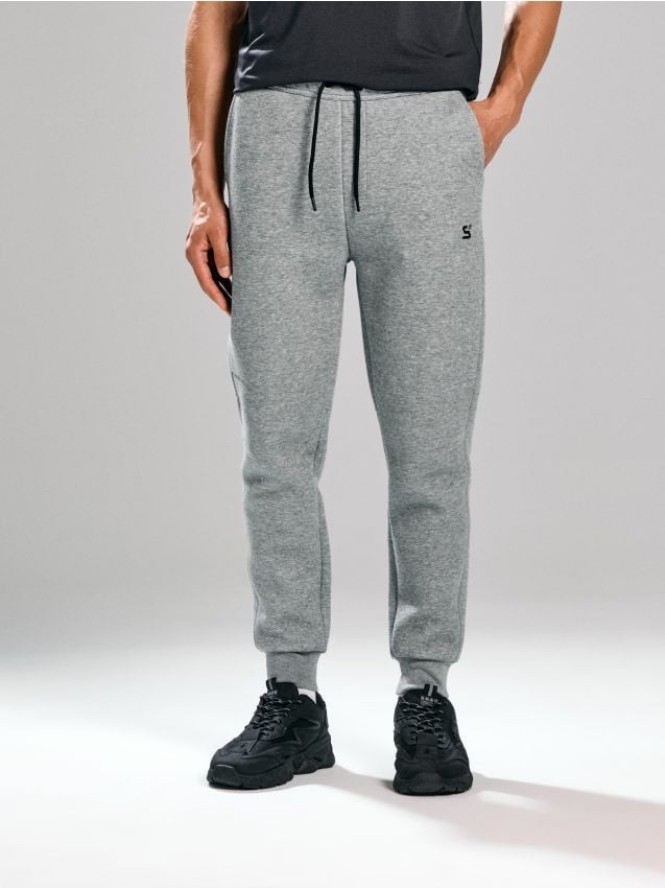 Spodnie dresowe jogger - szary