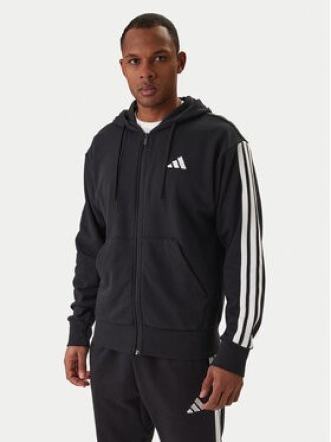 adidas Bluza Essentials 3-Stripes JD1877 Czarny Regular Fit
