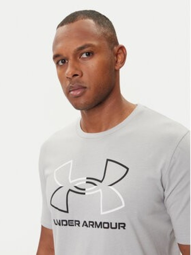 Under Armour T-Shirt Ua Gl Foundation Update Ss 1382915-011 Szary Loose Fit