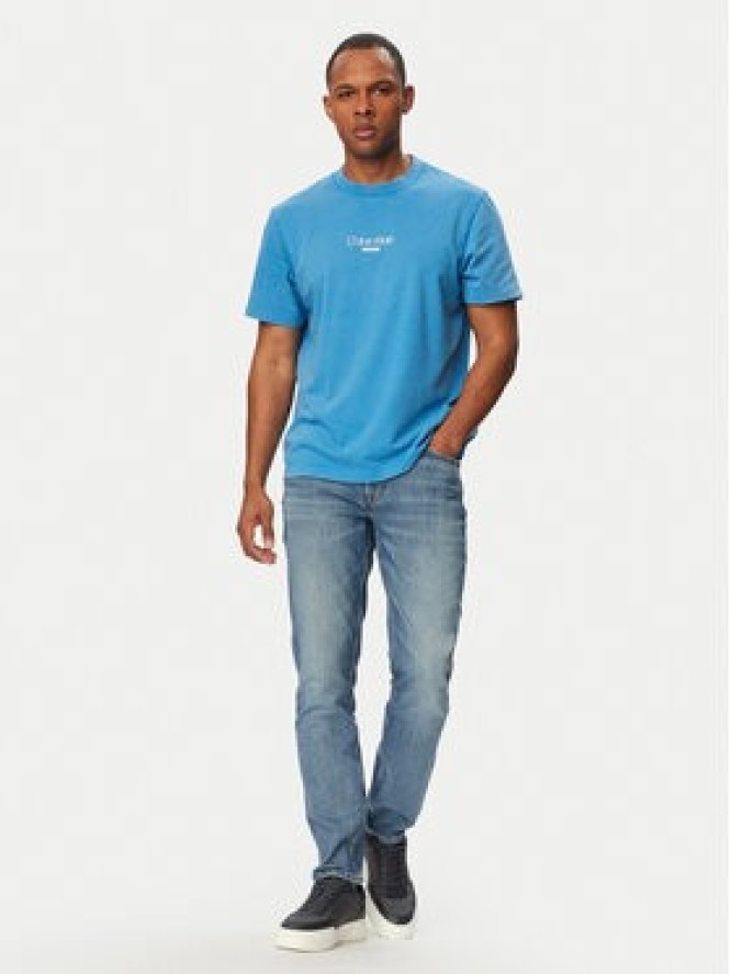 Calvin Klein Jeans Jeansy LV04RF742G Niebieski Tapered Fit
