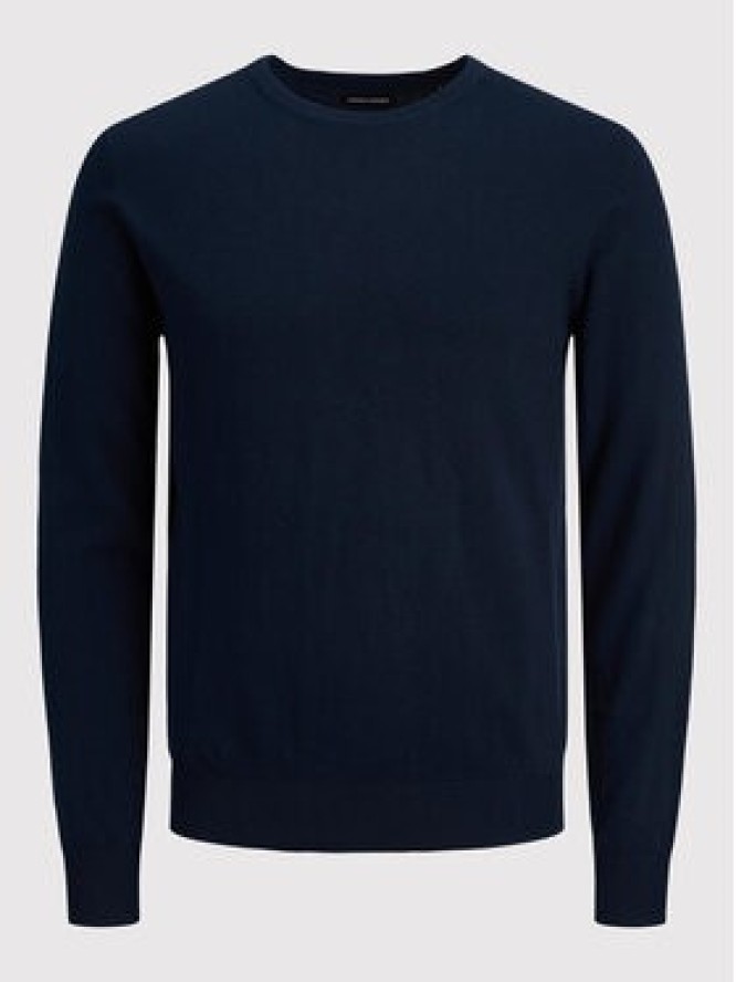 Jack & Jones Sweter Emil 12208364 Granatowy Regular Fit