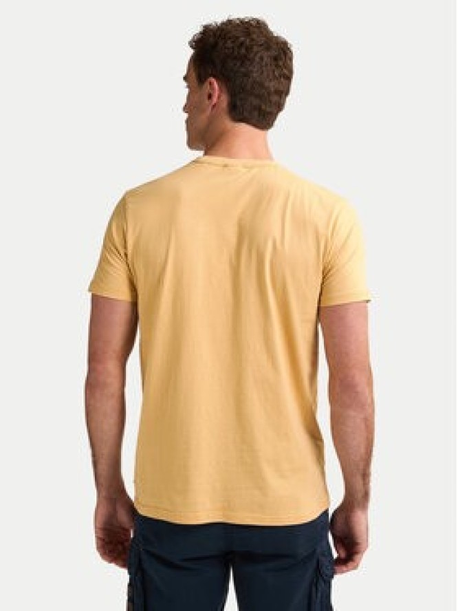 Petrol Industries T-Shirt M-1050-TSR707 Żółty Regular Fit