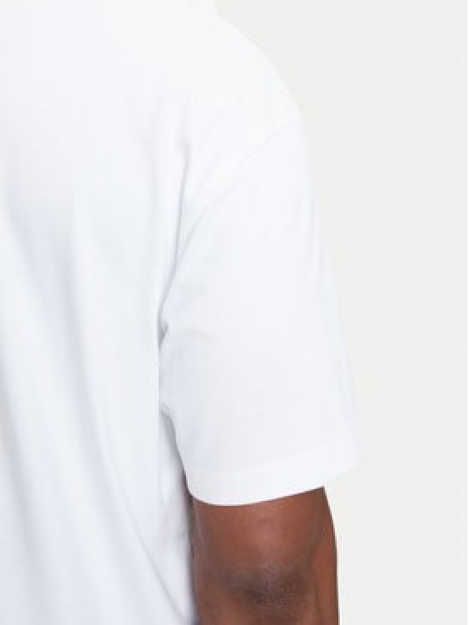 Calvin Klein Jeans T-Shirt Hero Monologo LV04RB295G Biały Relaxed Fit