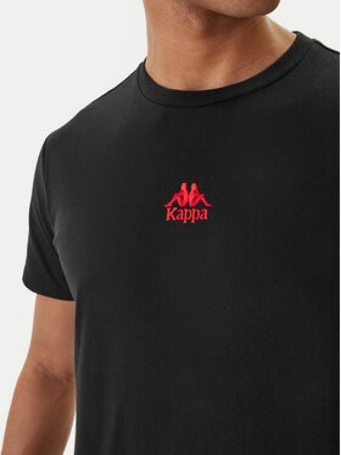 Kappa T-Shirt 382J2QW Czarny Regular Fit