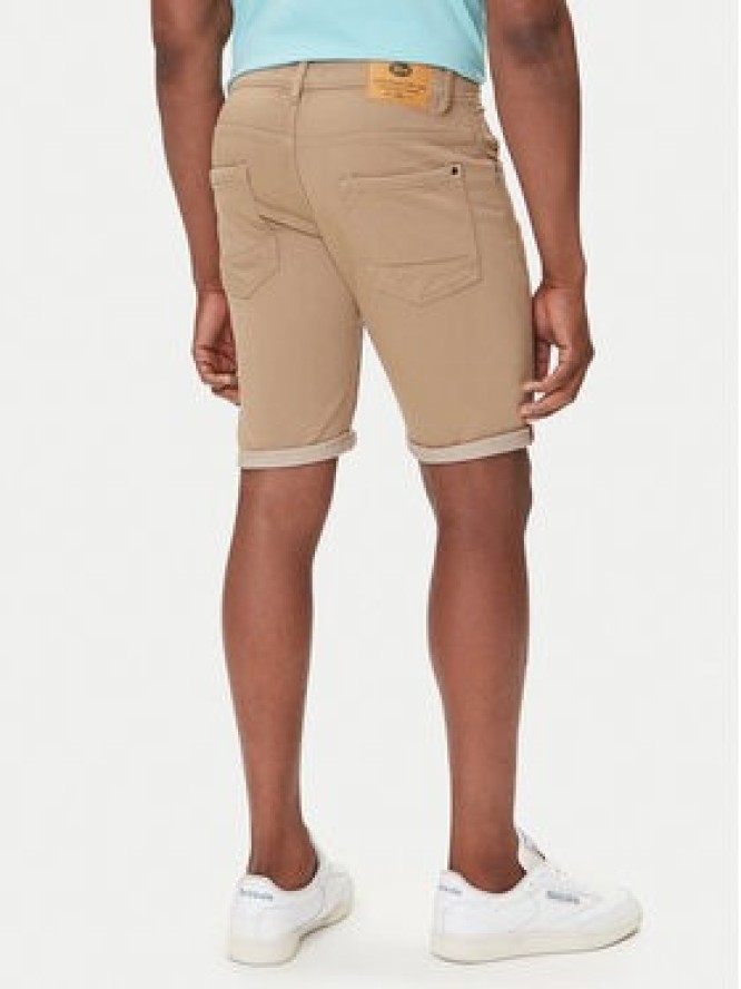 Petrol Industries Szorty jeansowe M-ROS-SHO005 Beżowy Slim Fit