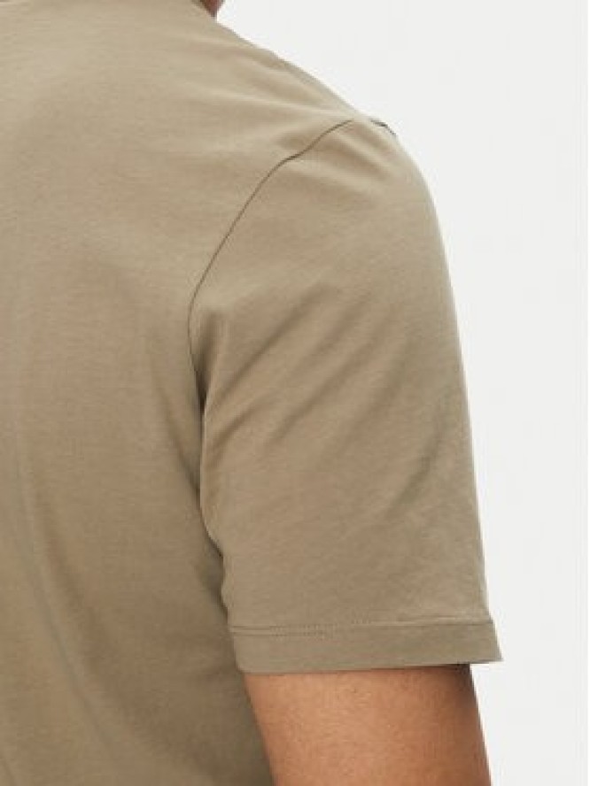 HUGO T-Shirt Dero222 50466158 Brązowy Regular Fit