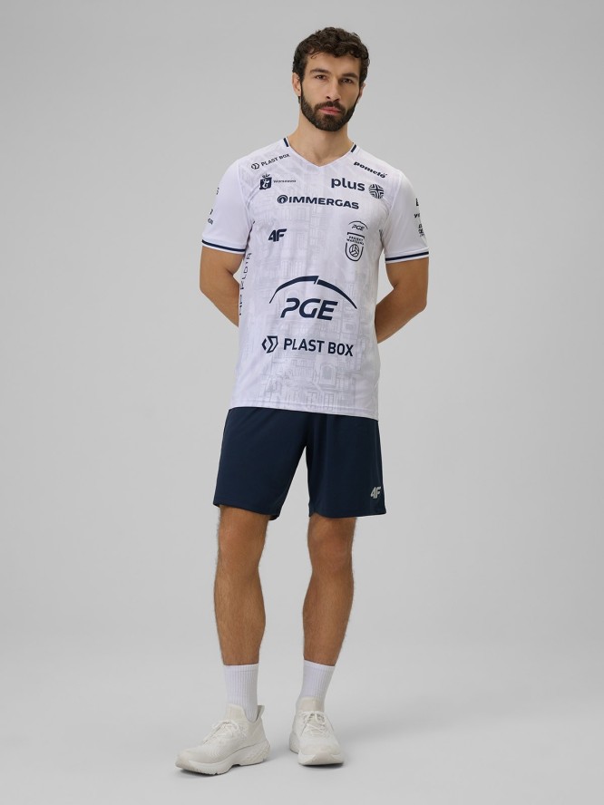 4F Koszulka meczowa replika domowa z sezonu 2025/26 męska 4F x Projekt Warszawa - biała L