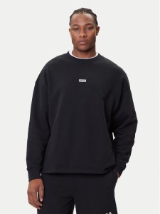 HUGO Bluza Naviu 50510732 Czarny Loose Fit