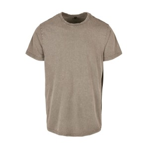 T-shirt wyblakły okrągły dekolt Build Your Brand Acid